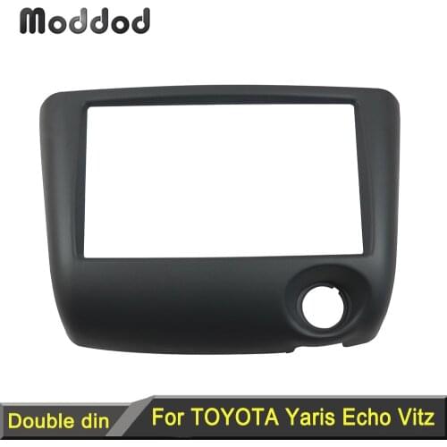 Audio Fascia for TOYOTA Yaris Echo Vitz Platz Stereo Radio GPS DVD Stereo CD Panel Dash Mount Installation Trim Kit Frame 2Din
