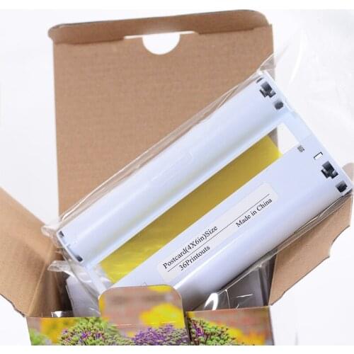 Aive KP-108IN 6 Inch Photo Paper For Canon Selphy cp1300 cp1200 CP800 CP810 CP820 CP900 910 Photo Printer KP108IN Ink Cartridge