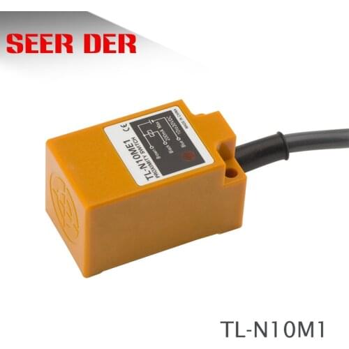 TL-N10ME1 10mm sensing DC NPN NO Cube shell inductive Screen shield metal proximity switch sensor 18*18*36