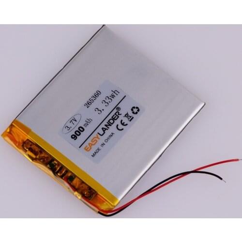 265360 900mAh Rechargeable Li-Polymer Battery For Kindle 7 7th Gen 6" E-BOOK MP4 MP5 Story machine 255560 WP63GW