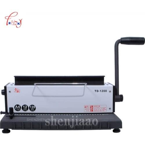 Wire binding machine two-thread binding machine calendar punching machine binder high quality
