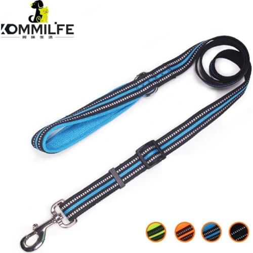 Breathable Mesh Nylon Dog Leash Reflective Adjustable pet Leash 140cm Length Durable Dog Training Rope Outdoor Dog Walking Leash