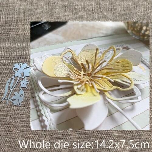 New Design Craft Metal stencil mold Cutting Dies flowers decoration scrapbook die cuts Album Paper Card Craft Embossing