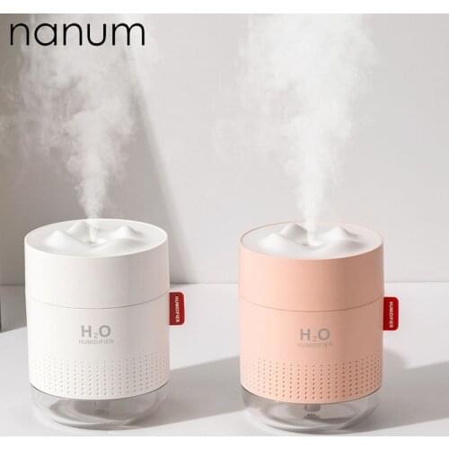 New Snow mountain Humidifier Mini Ultrasonic Humidifiers Led Night Light Aroma Essential Oil Diffuser USB Fogger Car Air Freshen