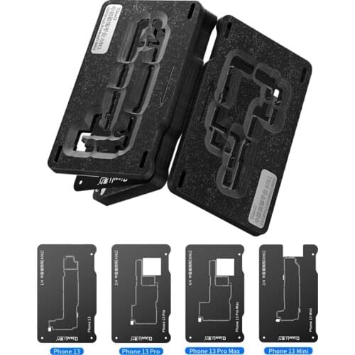 Qianli BGA Reballing Stencil Kit for iPhone X XS XS MAX 11 Pro Motherboard Middle Frame Planting Tin Reballing Platform
