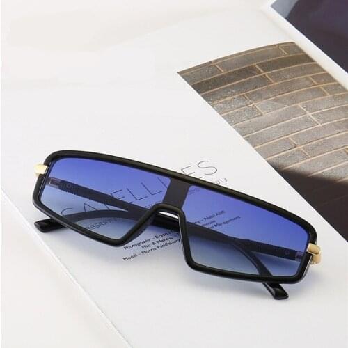 Trendy Flat Top Models Glasses Men Women Luxury Brand Designer Vintage Classic Black Cat Eye Driver Goggles For Male UV400