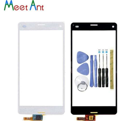 High Quality 4.6" For Sony Xperia Z3 mini Z3 Compact D5803 Touch Screen Digitizer Front Glass Lens Sensor Panel