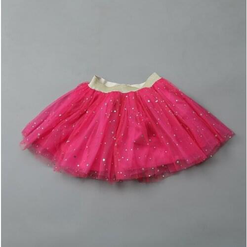 Girls Skirts Tutu Girls Ballet Dance Pettiskirts Toddler Star Glitter Printed Ball Gown Party Tutu Children Clothes