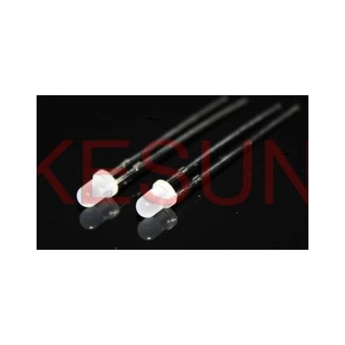 1000PCS x 3mm White Diffused Blue Red Jade Green Yellow 7 Color Fast Flash Wide Angle LED Light Emitting Diode Lamp Long Leg