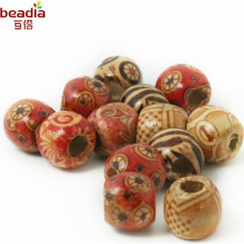 150pcs 11x13mm Natural Color Round Wood Beads Fashion Wooden for DIY Craft Fashion Garment Beads