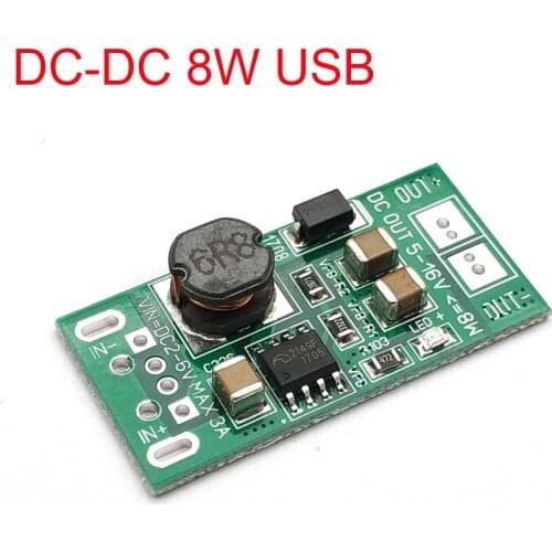 8W USB Input DC-DC 5V to 12V Converter Step Up Module Power Supply Boost Module