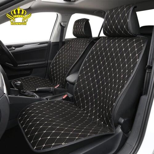 Suede car seat cover 2pc for audi a3 8p ford focus 2 mk3 mondeo mk4 kia sportage car accessories seat covers for cars cushion