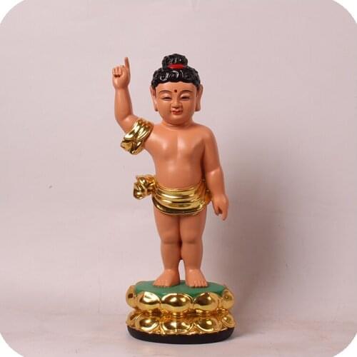 30cm large HOME FAMILY Shrine efficacious protection Southeast Asia Gold plating Gutama TAI ZI buddha FENG SHUI statue