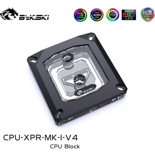 Bykski CPU Water Cooling Radiator Block use for INTEL LGA1150 1151 1155 1156 /2011/2066 /LGA1200 Cooled Radiator RGB A-RGB AURA