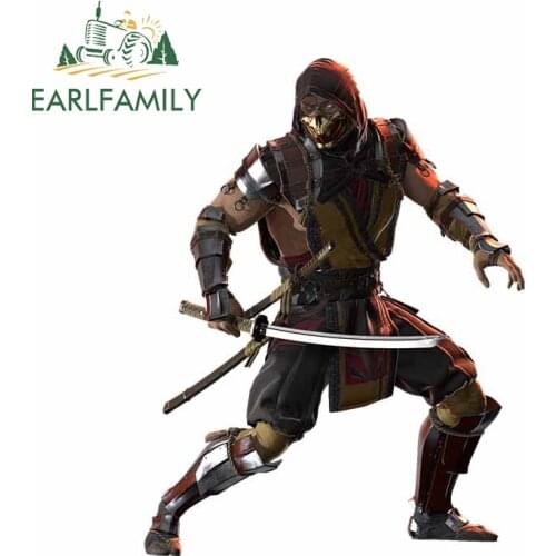 EARLFAMILY 13cm x 10cm for Arcade Mortal Combat Personality Car Stickers Windshield RV Decal Cartoon Waterproof Anime Decoration