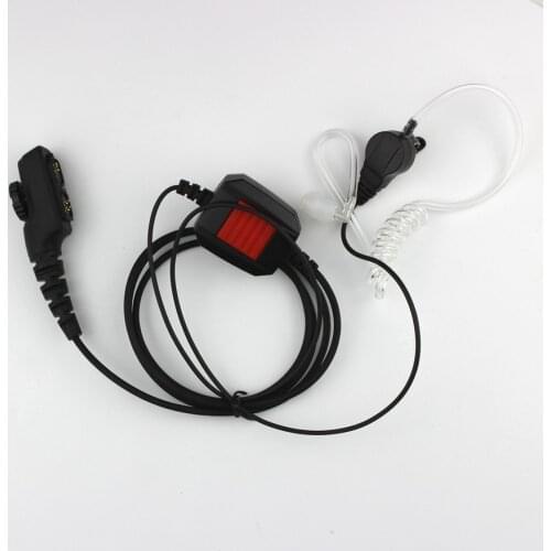 Headset Acoustic Air Tube Earpiece Earphone PTT for Hytera Walkie Talkie PD780/PD700G/580/788/782/785