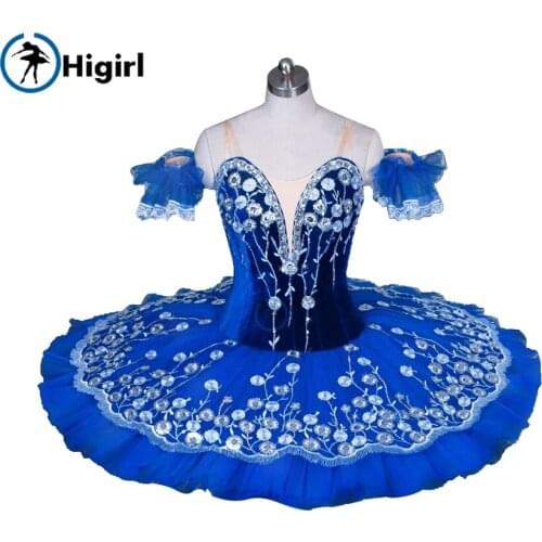 Blue bird ballet tutu for girls Princess Florina professional ballet tutu adult nutcracker tutu performance tutu child BT9031