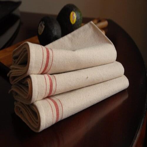 45X92CM Cotton Table Napkins Cotton Kitchen nature Pattern Tea Towel Absorbent Dish Cleaning Towels Cocktail Napkin For Weddings