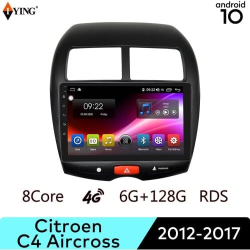 IYING Wireless Carplay For Citroen C4 Aircross 2012-2017 Car Radio Multimedia Video Player Navigation GPS Android 10 No 2din dvd