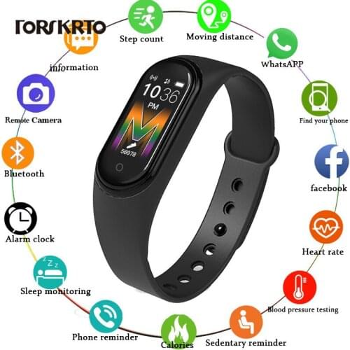 M5 for M4 M3 Smart band 4 Fitness Tracker Watch Sport bracelet Heart Rate Blood Pressure Smartband Monitor Health Wristband