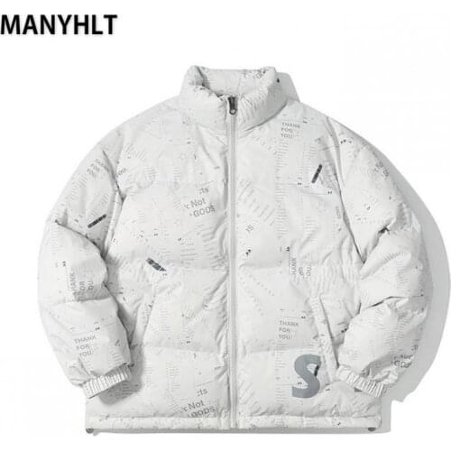 MANYHLT 2021 Men Warm Down Jacket New Winter Thicken Parka For Lovers Casual Male Coat Fashion Outerwear Jaqueta Para Hombre