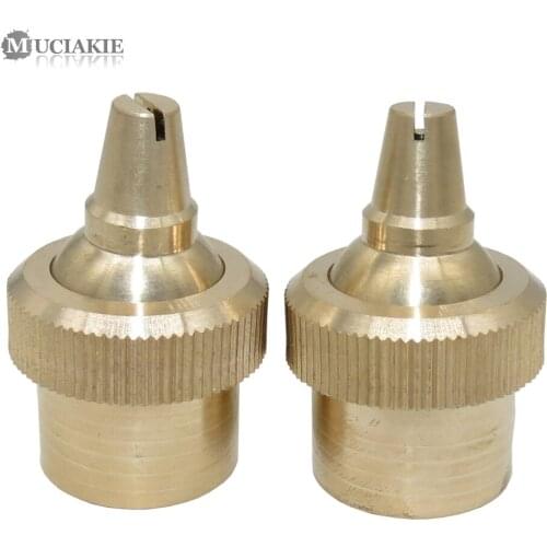 MUCIAKIE 1/2'' (20MM) Female Thread Brass Fan Type Garden Sprinkler Dust Removal Copper Nozzle Atomizing Crevice Aperture Micro