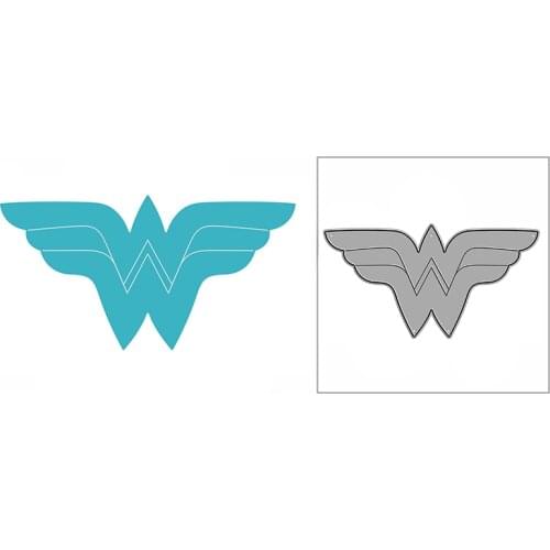 New Justice Bird Badge Craft Embossing Mold 2021 Metal Cutting Dies for DIY Decorative Scrapbooking Album Card Making No Stamps