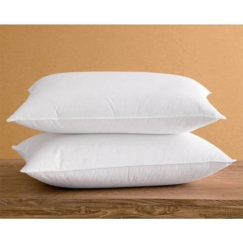 Medium Soft 90% white goose down pillow 20*26 inches white filled 26 oz Fill power 800+ white goose down free shipping
