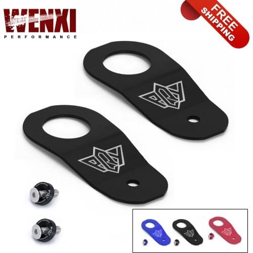 PQY Aluminum Radiator Stay Bracket For Honda civic EK / AP / DC 96-00 Red Blue Black Car Accessories RS61