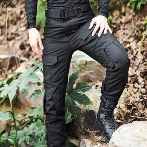 Pro Outdpoor Military Tactical Camouflage Camping Hiking Pants Man Army Rip-Stop Sports Pants Anti-pilling Combat Trousers
