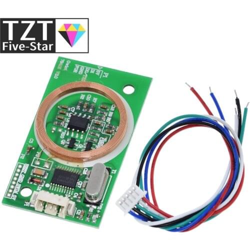 RFID UART Reader Wireless Module 3Pin 125KHz Card Reading EM4100 8CM DC 5V for IC Card PCB Attenna Sensor Kits for Arduino