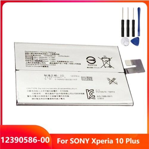 Replacement Phone Battery 12390586-00 For SONY Xperia 10 Plus With Free Tools 3000mAh