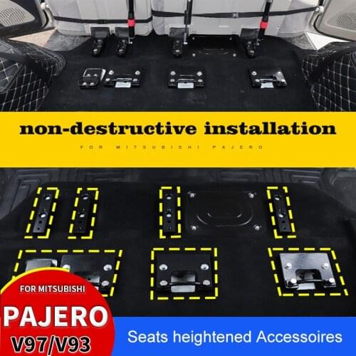 For Mitsubishi Pajero Seats Heightened Accessoires V97 V93 Benches Increase Accessoires Seats Heightening Gasket Modification