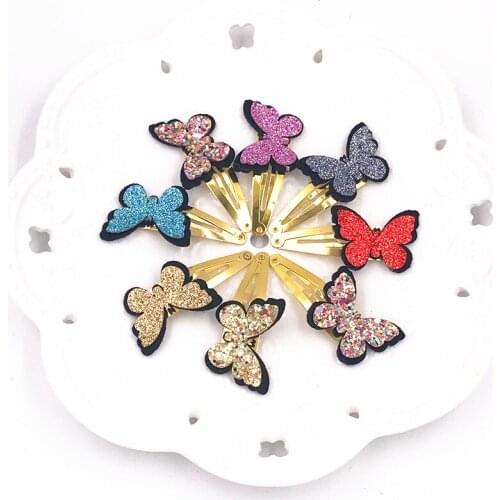 1Pcs Lovely Girls Hair Pins Butterfly Barrettes Hair Clip Kids Hair Accessories for Children Headwear Scrunchie