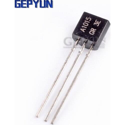 100PCS 2SA1015 TO92 A1015 TO-92 1015 0.15A 50V PNP triode Transistor Gepyun