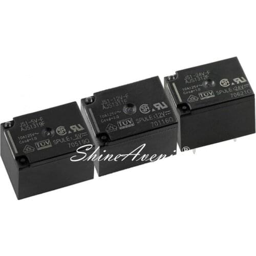 5pcs/lot Relay JS1-24V AJS1312 JS1-5V-F AJS1319F JS1-12V-F AJS1311F JS1-24V-F AJS1312F TX2-5V TX2-12V TX2-24V Original in stock