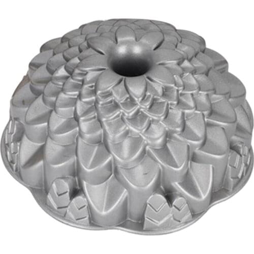 Aluminum Die Cast Heavy Windspout Cake Pan Non Stick Cake Mold Metal DIY Kitchen Supplies Bakeware-Irregular Style