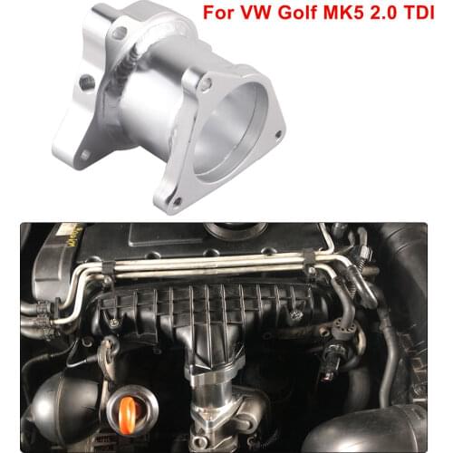 Aluminum egr delete remove kits egr byass for VW Golf Mk5 2.0TDI valve for Skoda 2.0Tdi egr valve pipes egr05