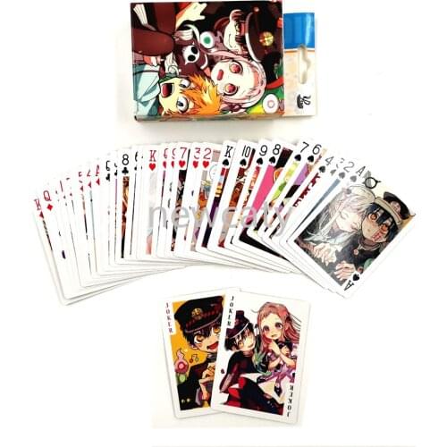 Anime Toilet Bound Hanako Kun Conan Kid Poker Cards Bridge Cards Desk Cards Yugi Amane Cartoon Cards