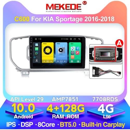 MEKEDE Octa Core Car Navigation GPS For KIA Sportage4 KX5 2016 2017 2018 Car Multimedia Video Stereo Player RDS Radio Auto 2.5D