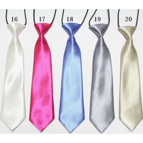 Free shipping (50pcs/lot) solid color baby ties Boys' cravat CHILDRENS NECKTIES ascot