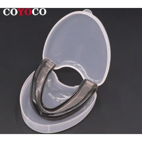 COYOCO Boxing Tooth Protector Taekwondo Mouthguard 1 Pcs Silicone Anti-wear Sports Basketball Karate Rugby Braces