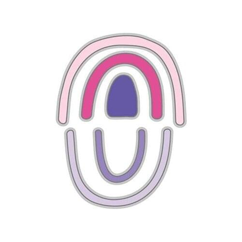 Color Bands Semicircle Ribbons Metal Die Cutting 2021 New Diy Die Molds Scrapbooking Paper Making Cuts Crafts Big Die Background