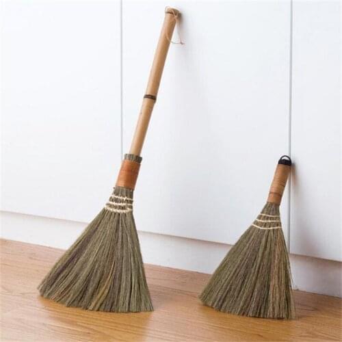 Wooden Floor Soft Fur Broom Sweeping Manual Archaize Broom Household Floor Hair Clean Mans Grass Sweeper Dust Brush Clean Tools