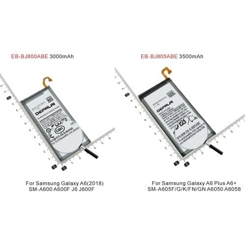 EB-BJ800ABE EB-BJ805ABE Battery For Samsung Galaxy A6 2018 SM-A600 A600F J6 J600F A6 Plus A6+ SM-A605F/G/K/FN/GN A6050 A6058