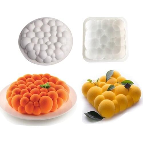 Cavity Square Round Shape Cloud Silicone Mousse Cake Mold Clouds Silicone Mold Dessert Mould Cake Decorating Tools Cake Tools