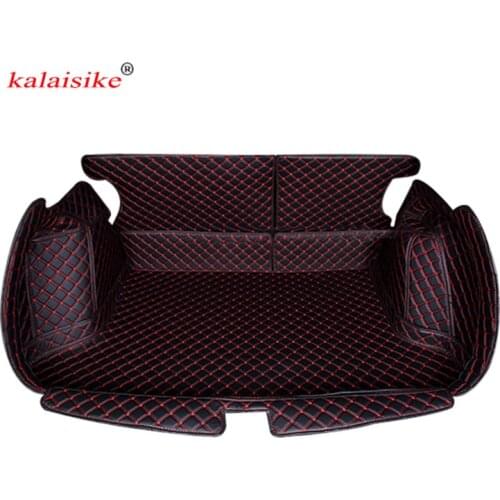 Kalaisike Custom car trunk mat for BMW all models f30 f10 e46 x5 x1 x3 e36 e90 e39 e70 x5 X4 X6 auto accessories styling