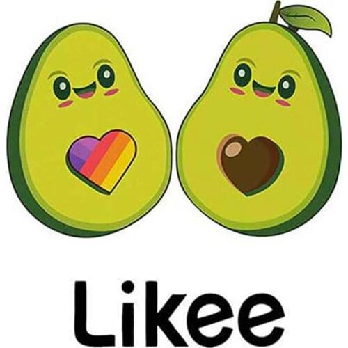 Likee Avocado stickers Iron on transfers for clothing iron-on transfer thermoadhesivos parches adhesive for clothes stripes