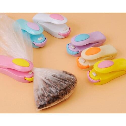 Sealing Machine Food Clip Heat Sealing Machine Mini Heat Sealer Food Packaging Kitchen Storage Bag Clips Kitchen Accessories