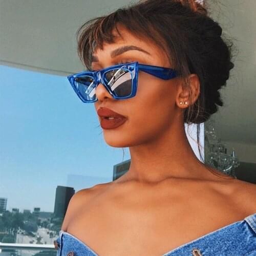 Fashion Square Sunglasses Women Luxury Brand Designer Man/Women Classic Cat Eye Sun Glasses Outdoor Vintage UV400 Oculos De Sol